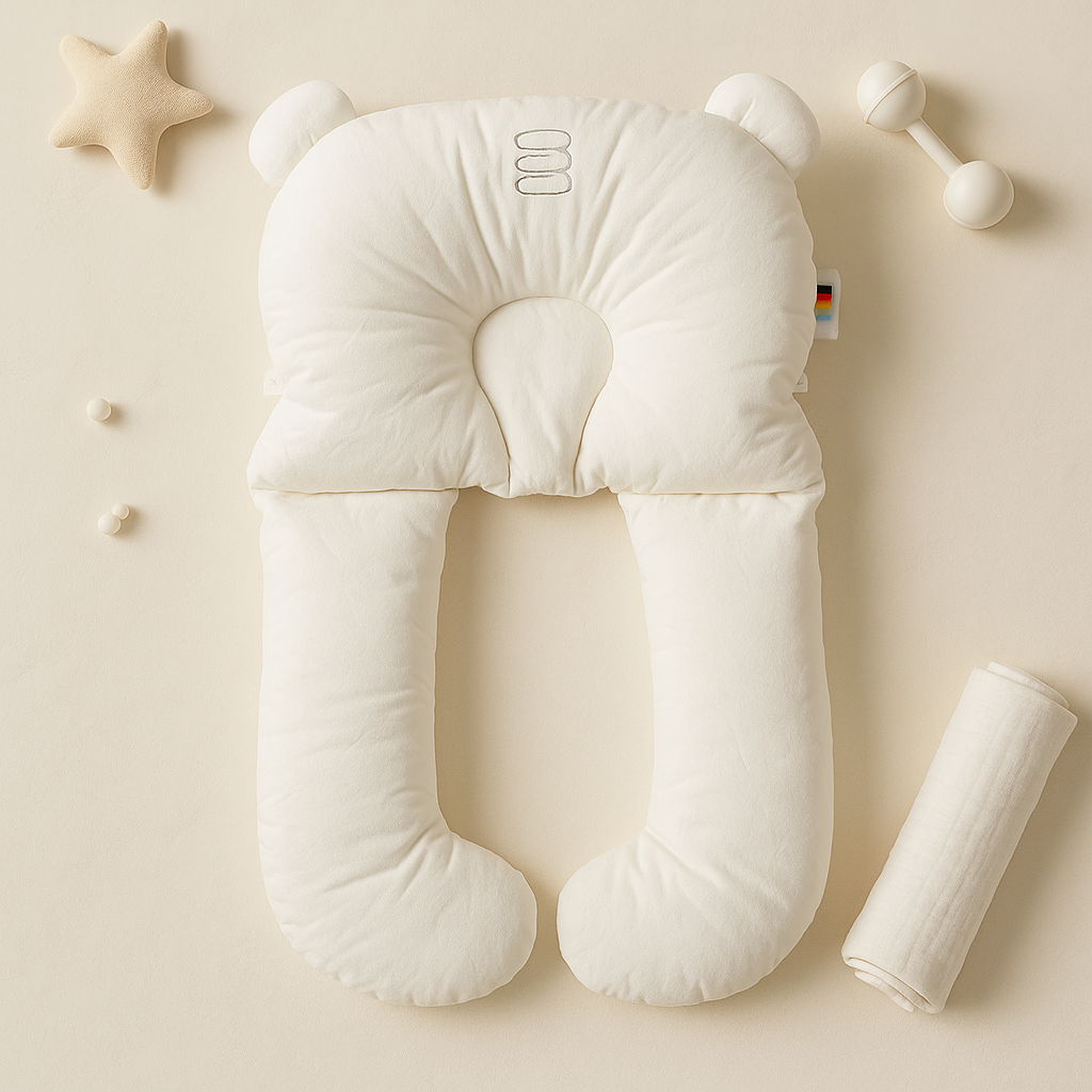 Soft Newborn Baby Head Shaping Pillow Baby Essentials-8