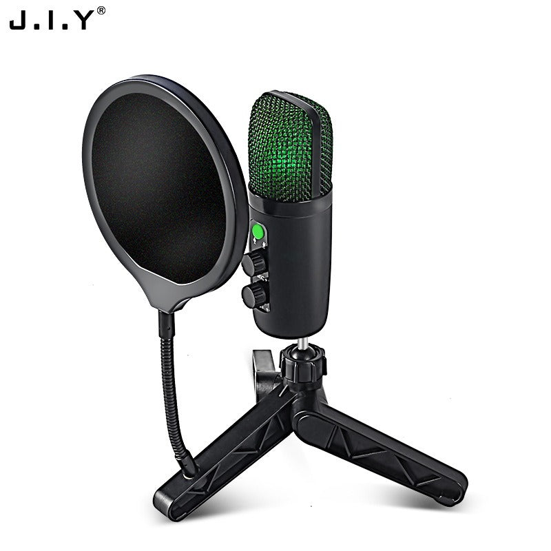 USB Noise Canceling Microphone Set for Recording & Gaming Elegance Lifestyle