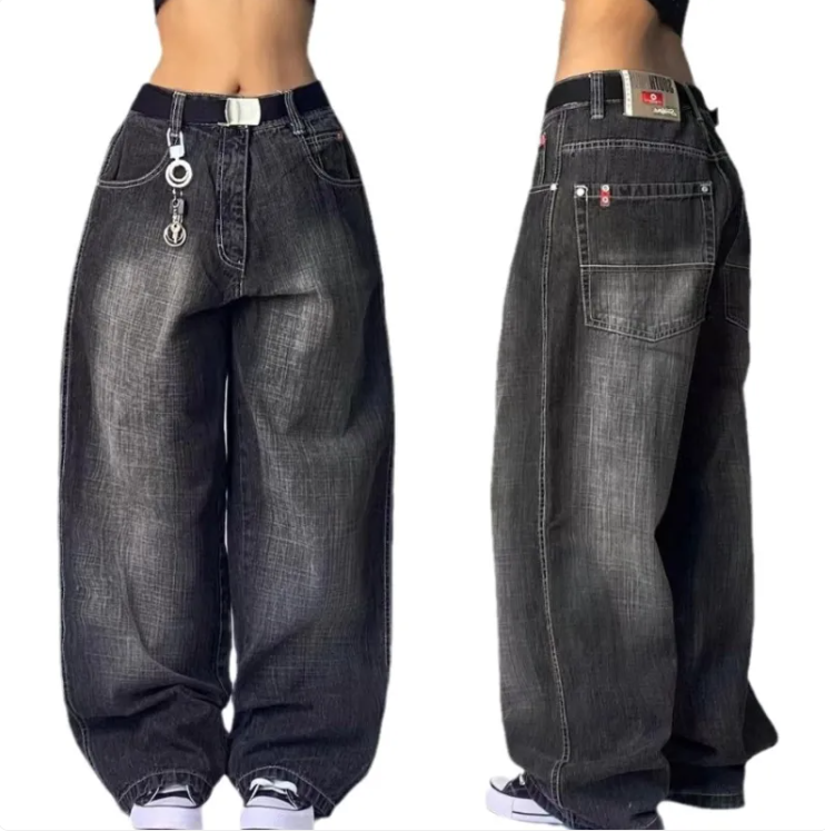 Vintage High-Waist Wide-Leg Jeans Shevorra