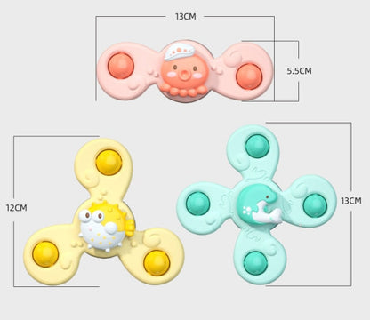 Baby Suction Spinner Bath Toy Baby Essentials-8